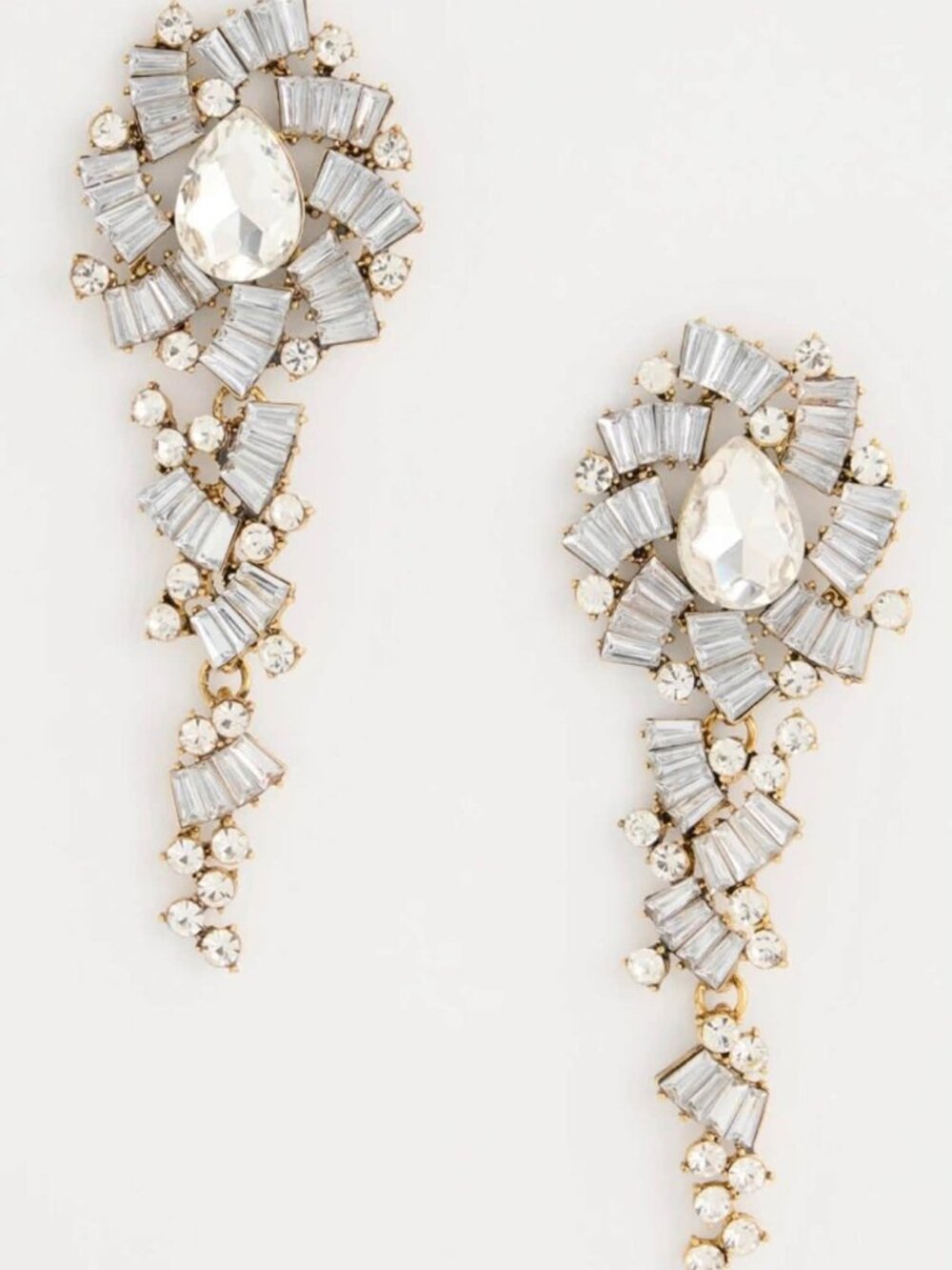 NWT Chicos Daily Diamonds Collection Chandelier Earrings.